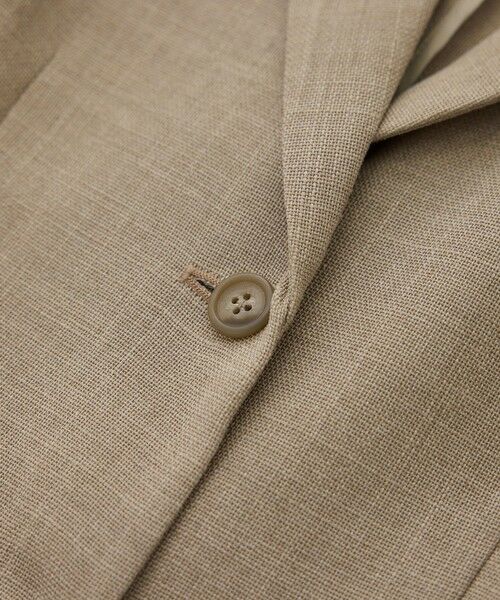 ROPE' / ロペ テーラードジャケット | リネンライク ベルテッドジャケット/セットアップ対応 | 詳細17