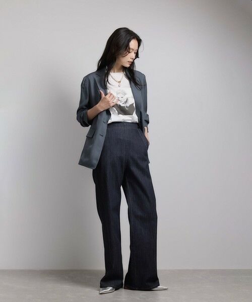 ROPE' / ロペ テーラードジャケット | シアージャケット/セットアップ対応 | 詳細1