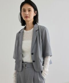 ROPE' / ロペ テーラードジャケット | 【洗える】リネンライクコンパクトジャケット/セットアップ対応【WEB・一部店舗限定】