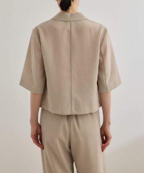 ROPE' / ロペ テーラードジャケット | 【洗える】リネンライクコンパクトジャケット/セットアップ対応【WEB・一部店舗限定】 | 詳細13