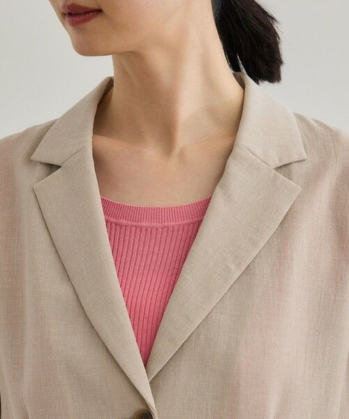 ROPE' / ロペ テーラードジャケット | 【洗える】リネンライクコンパクトジャケット/セットアップ対応【WEB・一部店舗限定】 | 詳細14