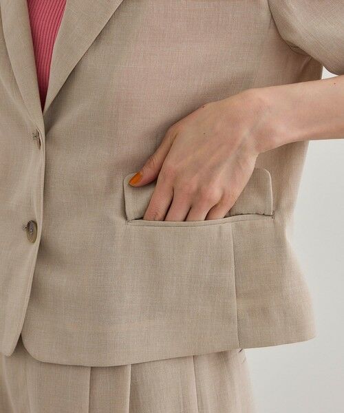 ROPE' / ロペ テーラードジャケット | 【洗える】リネンライクコンパクトジャケット/セットアップ対応【WEB・一部店舗限定】 | 詳細17