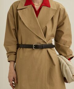 ROPE' / ロペ ベルト・サスペンダー | シグネットバックルレザーワイドベルト