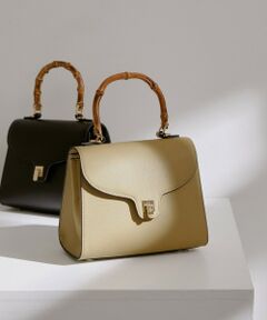 ROPE' / ロペ ショルダーバッグ | リアルレザーバンブートップハンドルバッグ