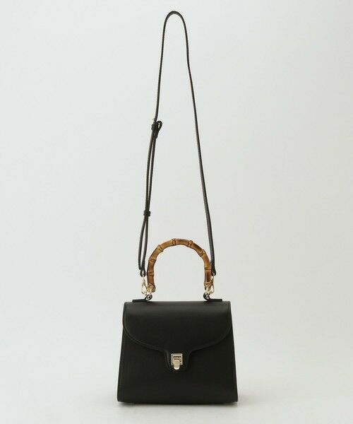 ROPE' / ロペ ショルダーバッグ | リアルレザーバンブートップハンドルバッグ | 詳細13