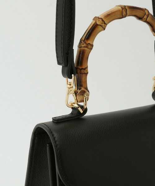 ROPE' / ロペ ショルダーバッグ | リアルレザーバンブートップハンドルバッグ | 詳細14