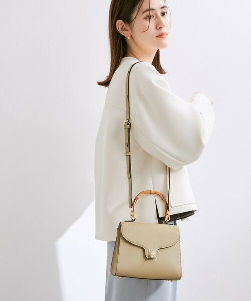 ROPE' / ロペ ショルダーバッグ | リアルレザーバンブートップハンドルバッグ | 詳細2