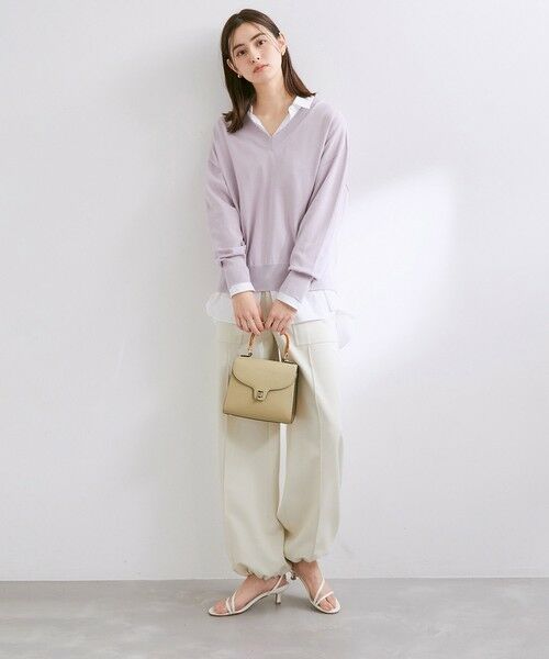 ROPE' / ロペ ショルダーバッグ | リアルレザーバンブートップハンドルバッグ | 詳細3