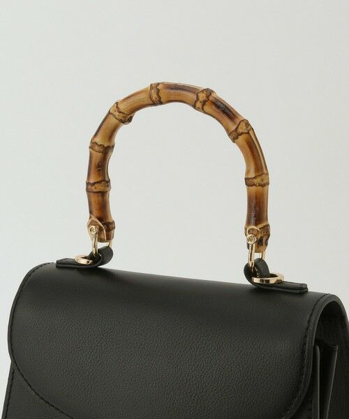 ROPE' / ロペ ショルダーバッグ | リアルレザーバンブートップハンドルバッグ | 詳細8