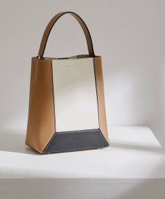 ROPE' / ロペ ハンドバッグ | シームデザインバケットミドルバッグ