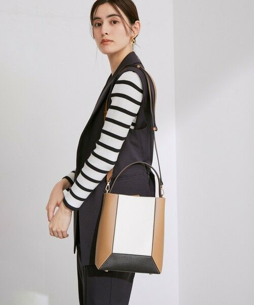 ROPE' / ロペ ハンドバッグ | シームデザインバケットミドルバッグ | 詳細2