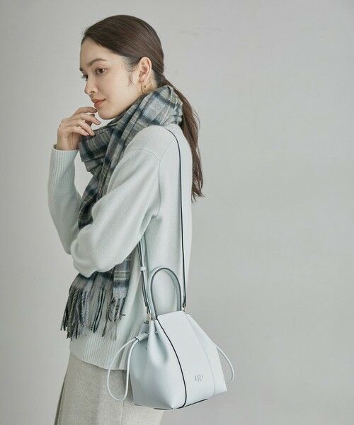 ROPE' / ロペ ハンドバッグ | スプリットレザー RPロゴドロストミニバッグ | 詳細1