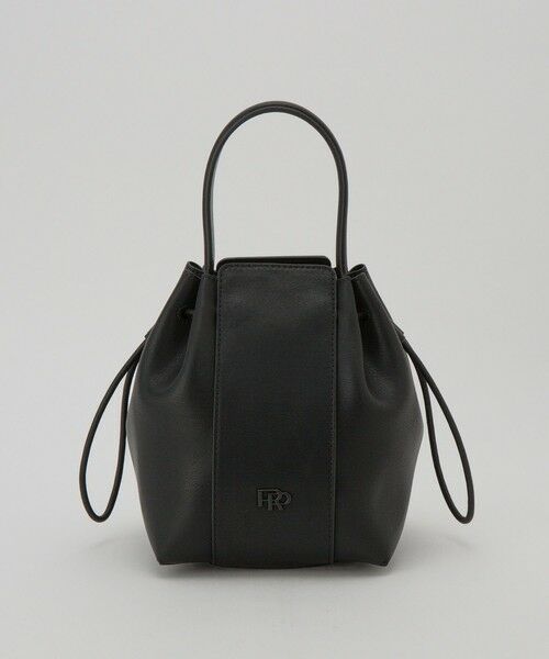 ROPE' / ロペ ハンドバッグ | スプリットレザー RPロゴドロストミニバッグ | 詳細11
