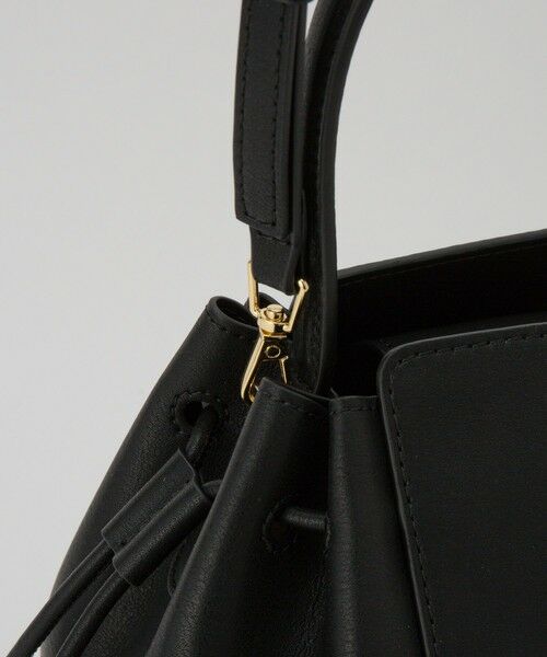 ROPE' / ロペ ハンドバッグ | スプリットレザー RPロゴドロストミニバッグ | 詳細14