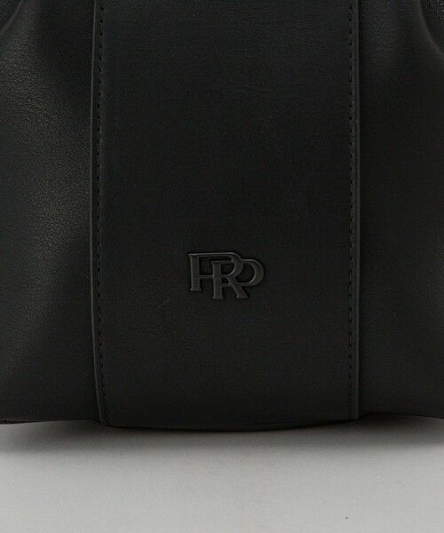 ROPE' / ロペ ハンドバッグ | スプリットレザー RPロゴドロストミニバッグ | 詳細15