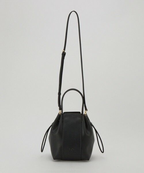 ROPE' / ロペ ハンドバッグ | スプリットレザー RPロゴドロストミニバッグ | 詳細17