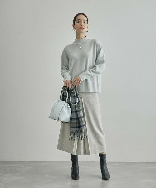 ROPE' / ロペ ハンドバッグ | スプリットレザー RPロゴドロストミニバッグ | 詳細2