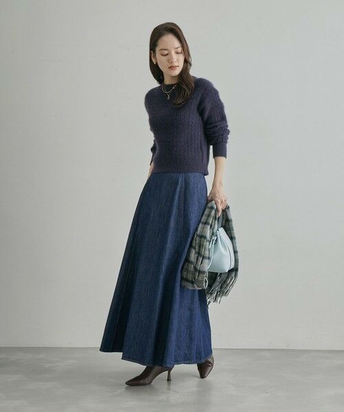 ROPE' / ロペ ハンドバッグ | スプリットレザー RPロゴドロストミニバッグ | 詳細30