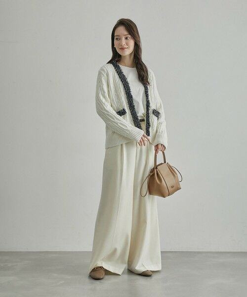 ROPE' / ロペ ハンドバッグ | スプリットレザー RPロゴドロストミニバッグ | 詳細5