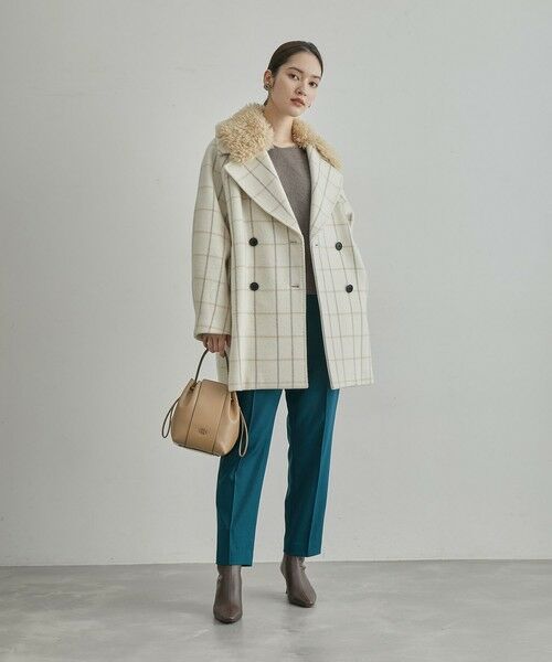 ROPE' / ロペ ハンドバッグ | スプリットレザー RPロゴドロストミニバッグ | 詳細6