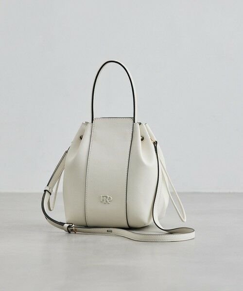 ROPE' / ロペ ハンドバッグ | スプリットレザー RPロゴドロストミニバッグ | 詳細8
