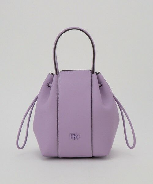 ROPE' / ロペ ハンドバッグ | スプリットレザー RPロゴドロストミニバッグ | 詳細9