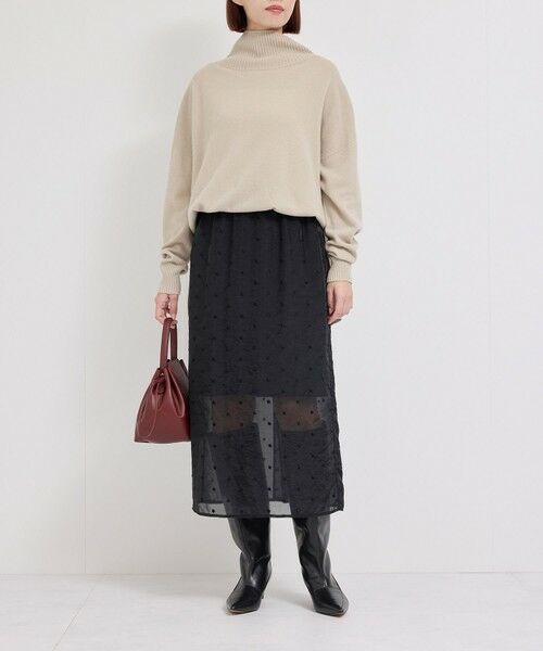 ROPE' / ロペ ハンドバッグ | 【WEB限定】RPロゴ スプリットレザードロストミドルバッグ | 詳細2