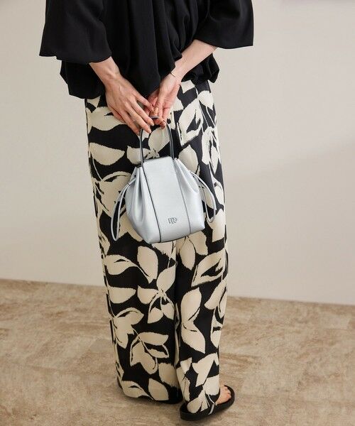 ROPE' / ロペ ハンドバッグ | RPロゴドロストミドルバッグ（シルバー(93)）