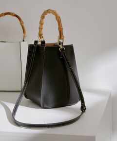 ROPE' / ロペ ハンドバッグ | バンブーハンドルミドルバッグ