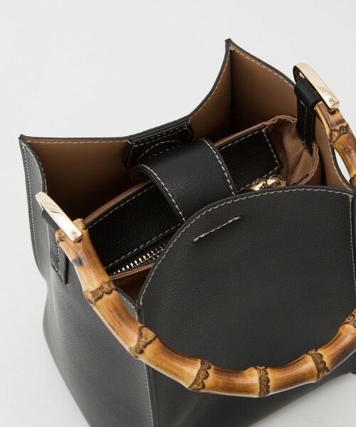 ROPE' / ロペ ハンドバッグ | バンブーハンドルミドルバッグ | 詳細13