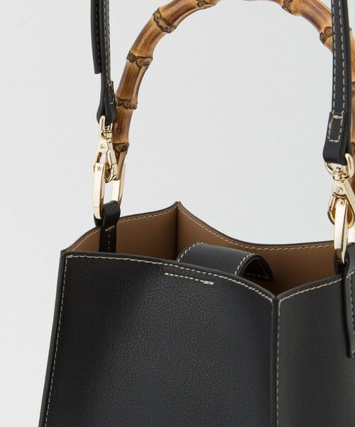 ROPE' / ロペ ハンドバッグ | バンブーハンドルミドルバッグ | 詳細9