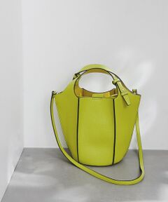 ROPE' / ロペ ハンドバッグ | 2WAYパネルプリーツミドルバッグ