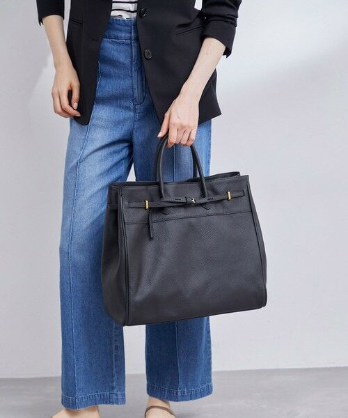 ROPE' / ロペ トートバッグ | リアルレザーナローベルトトート | 詳細23