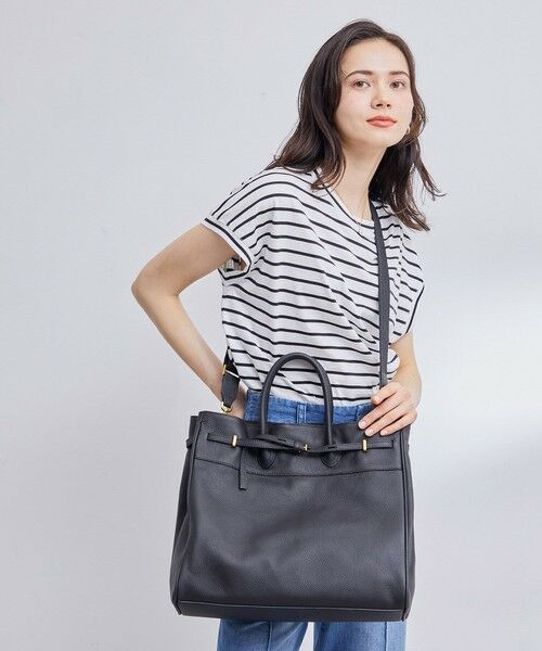 ROPE' / ロペ トートバッグ | リアルレザーナローベルトトート | 詳細3