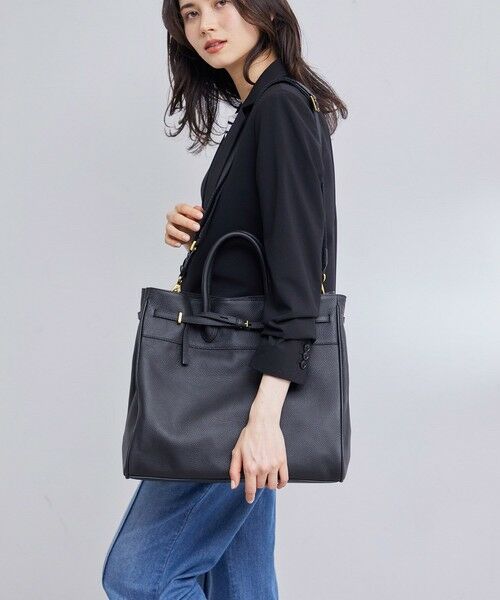 ROPE' / ロペ トートバッグ | リアルレザーナローベルトトート | 詳細6