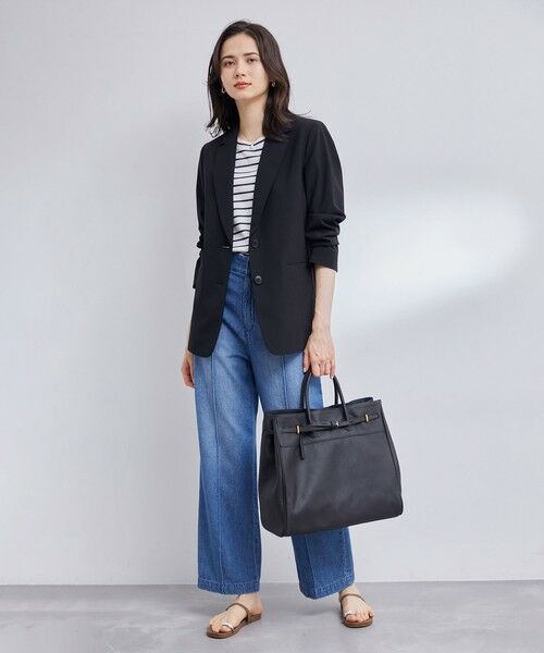 ROPE' / ロペ トートバッグ | リアルレザーナローベルトトート | 詳細8