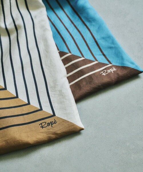 ROPE' / ロペ トートバッグ | 幾何学柄シルクトートバッグ | 詳細1