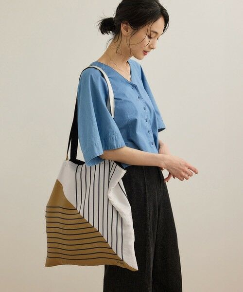 ROPE' / ロペ トートバッグ | 幾何学柄シルクトートバッグ | 詳細3