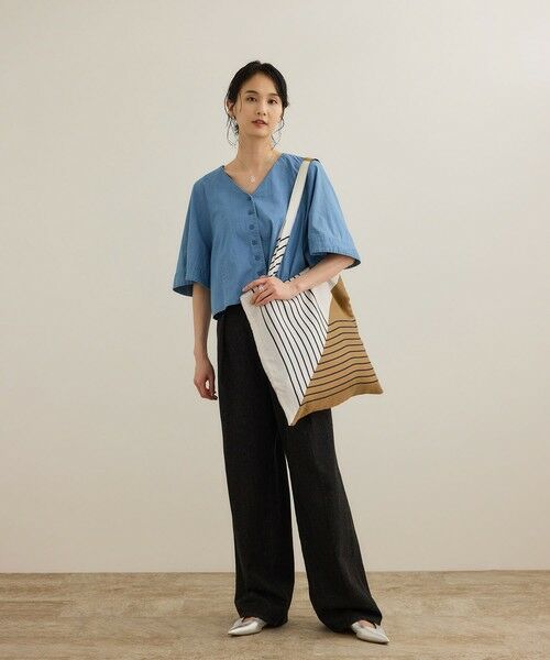 ROPE' / ロペ トートバッグ | 幾何学柄シルクトートバッグ | 詳細5