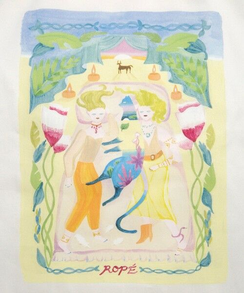 ROPE' / ロペ トートバッグ | 【Kei Nagayama for ROPE'】イラスト入りトートバッグ【A4対応】 | 詳細10