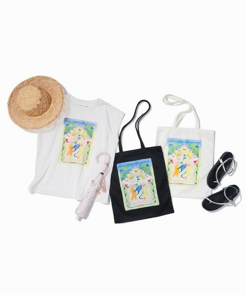 ROPE' / ロペ トートバッグ | 【Kei Nagayama for ROPE'】イラスト入りトートバッグ【A4対応】 | 詳細14