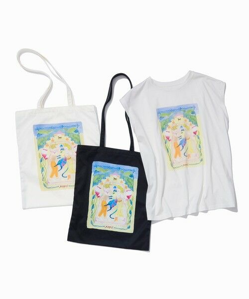 ROPE' / ロペ トートバッグ | 【Kei Nagayama for ROPE'】イラスト入りトートバッグ【A4対応】 | 詳細15