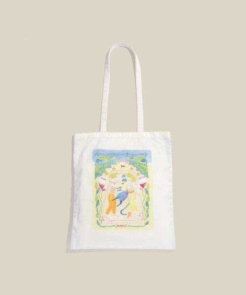 ROPE' / ロペ トートバッグ | 【Kei Nagayama for ROPE'】イラスト入りトートバッグ【A4対応】 | 詳細4