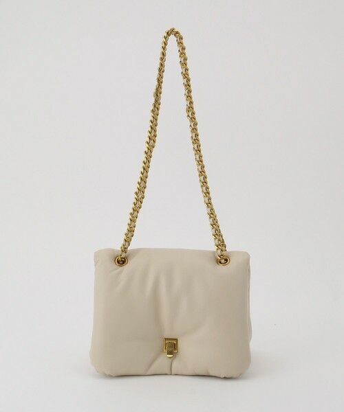 ROPE' / ロペ ハンドバッグ | レザーパフィーフラップチェーンミニショルダー | 詳細10