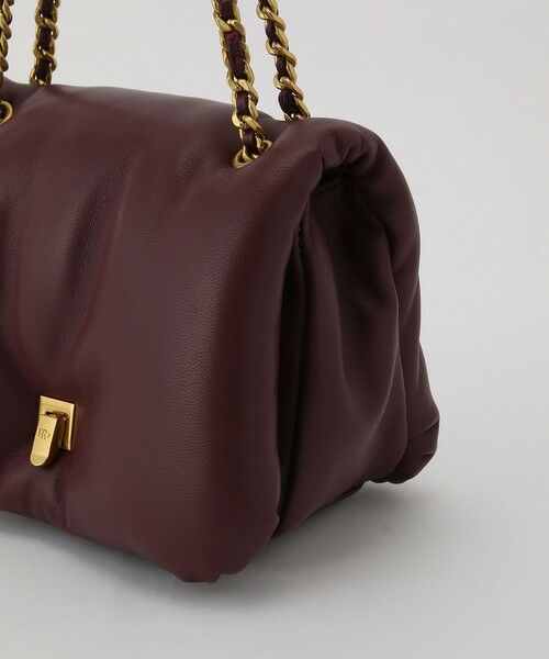 ROPE' / ロペ ハンドバッグ | レザーパフィーフラップチェーンミニショルダー | 詳細14