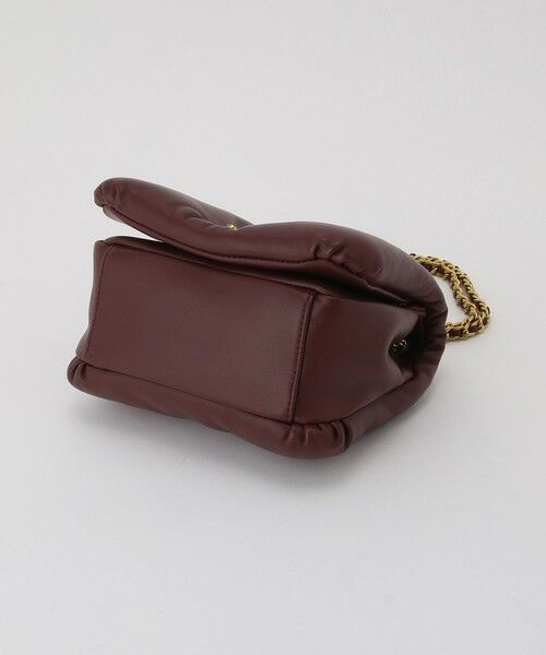 ROPE' / ロペ ハンドバッグ | レザーパフィーフラップチェーンミニショルダー | 詳細16