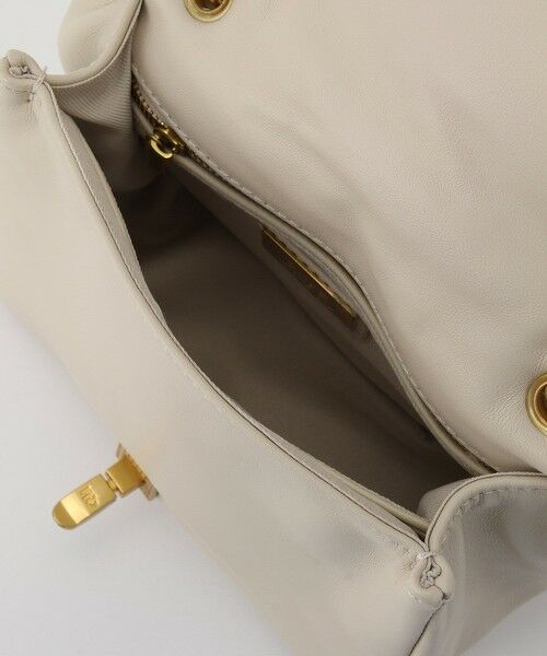 ROPE' / ロペ ハンドバッグ | レザーパフィーフラップチェーンミニショルダー | 詳細20