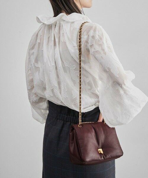 ROPE' / ロペ ハンドバッグ | レザーパフィーフラップチェーンミニショルダー | 詳細3