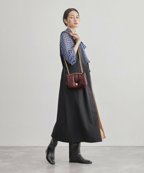 ROPE' / ロペ ハンドバッグ | レザーパフィーフラップチェーンミニショルダー | 詳細5