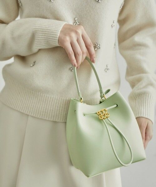 ROPE' / ロペ ハンドバッグ | アナグラムモチーフドロストミニバッグ | 詳細6